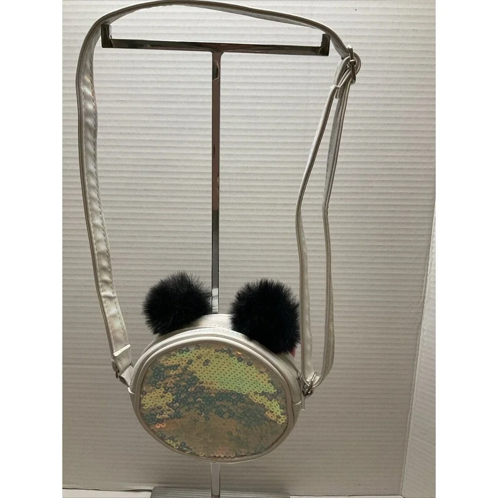 Claire's Club Glitter Panda‎ Crossbody Bag-NWOT